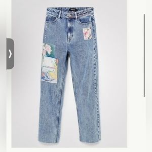 Desigual Patchwork Jeans size EUR 44